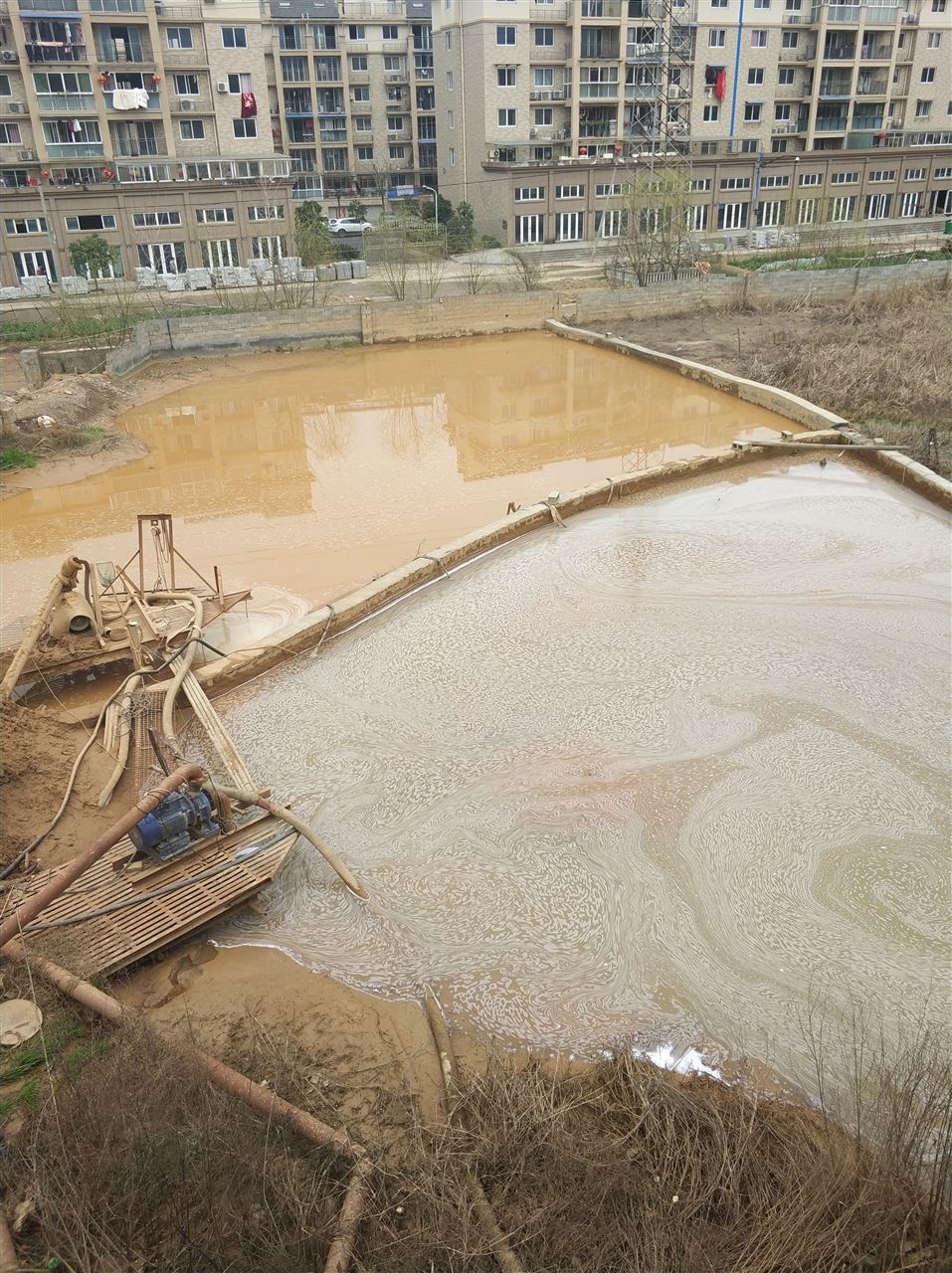 开化沉淀池淤泥清理-厂区废水池淤泥清淤