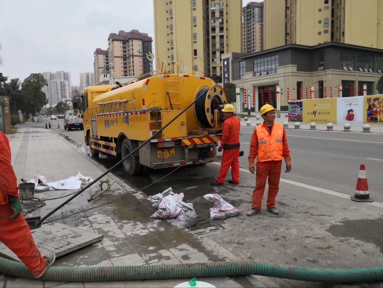开化排污管道清淤-管道清洗